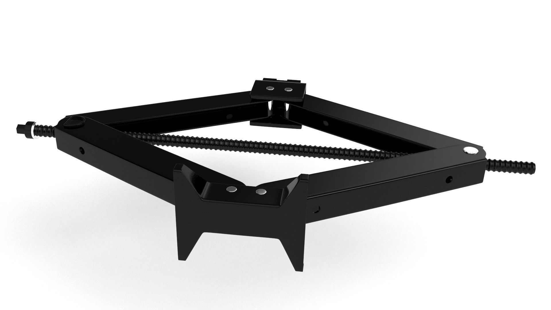 Black Car Jack 3D model_4