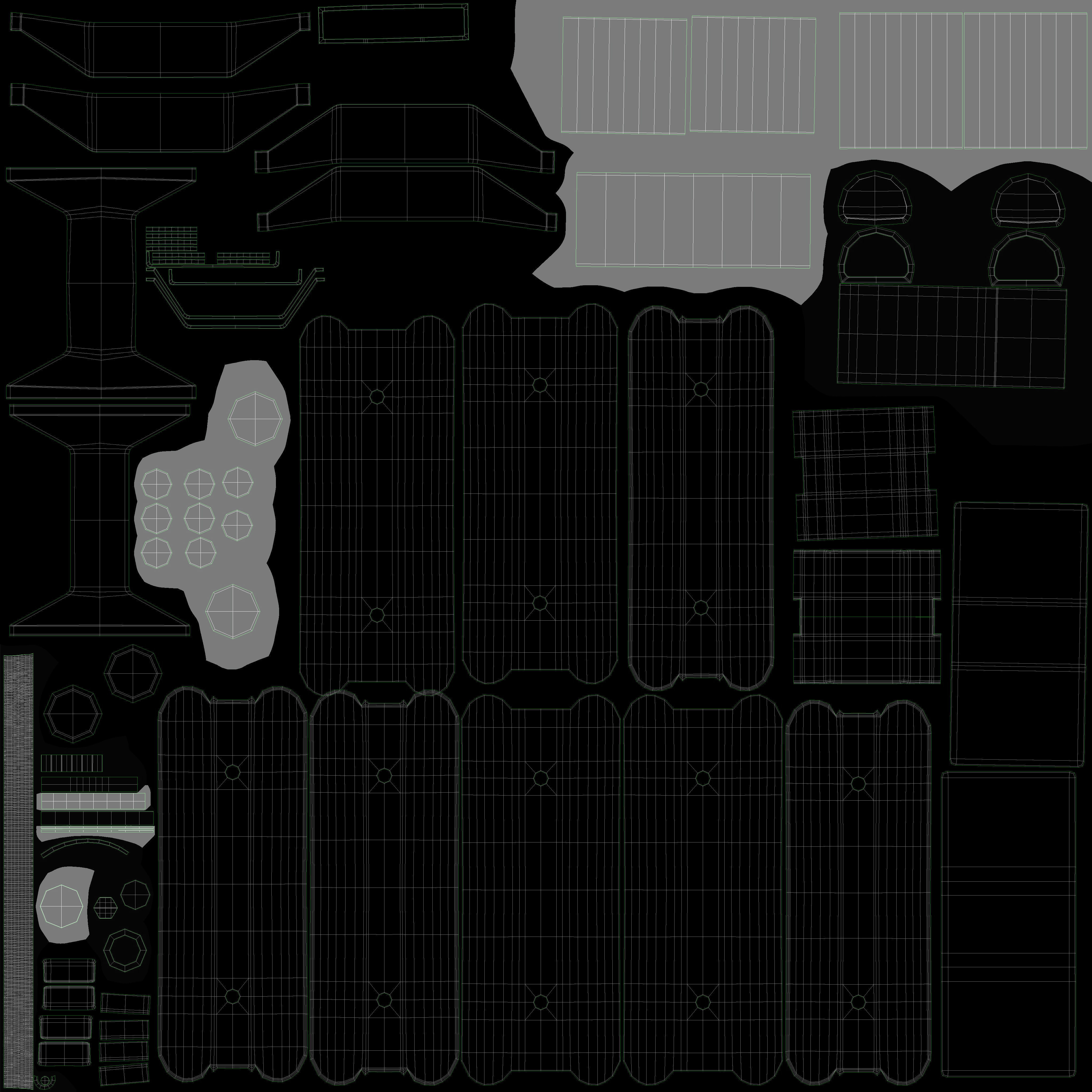 Black Car Jack 3D model_6