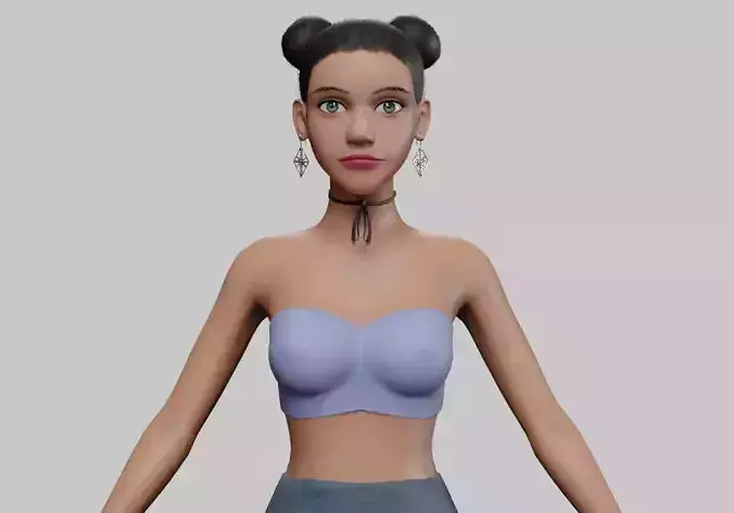 pretty young woman V20413 