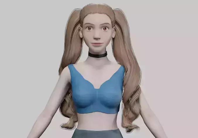 pretty teen woman V34144 