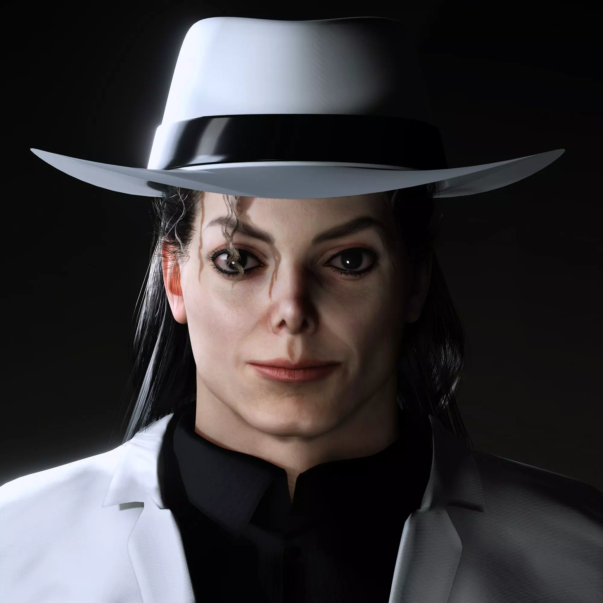 Michael Jackson 3D Model Low-poly 3D model Low-poly 3D model_0