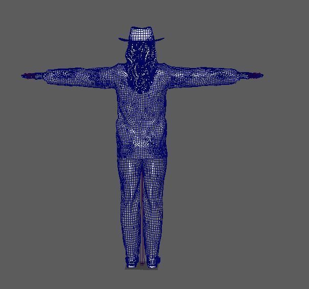 Michael Jackson 3D Model Low-poly 3D model Low-poly 3D model_12