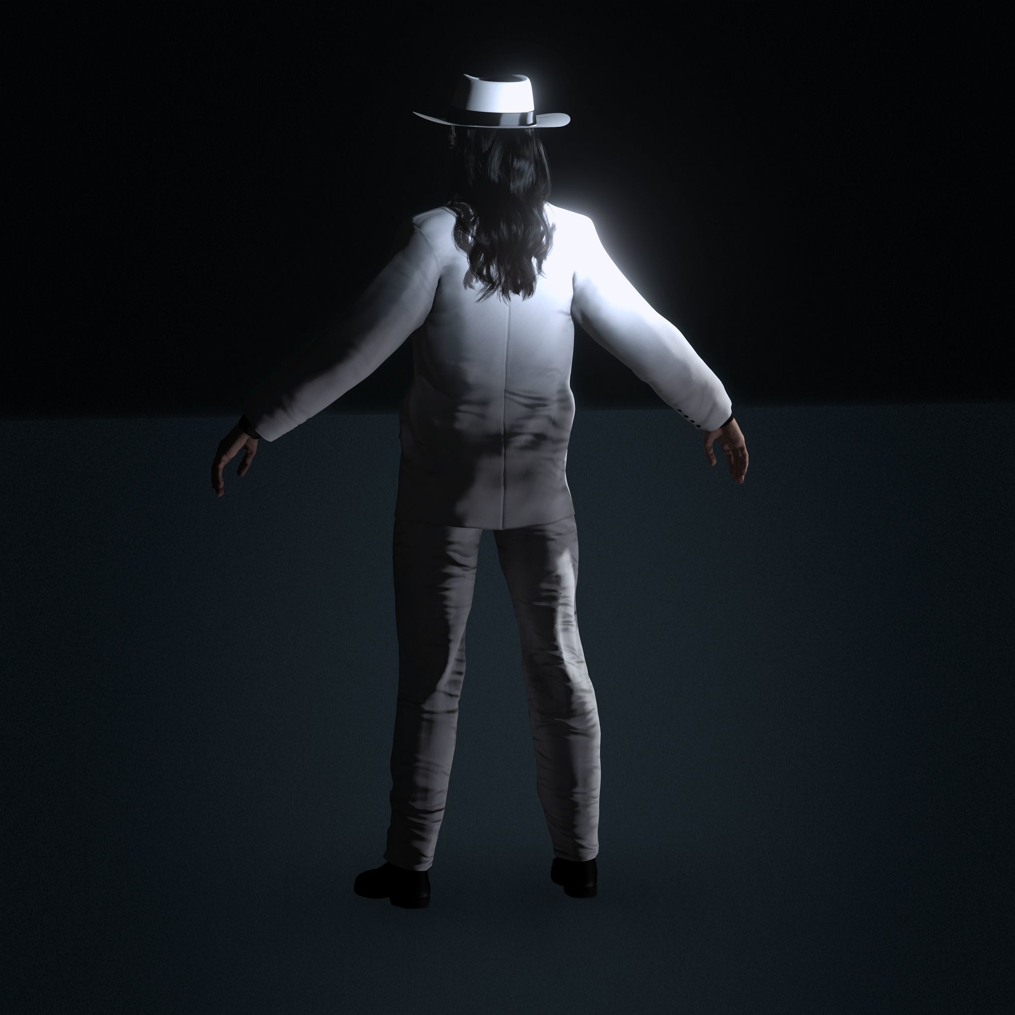 Michael Jackson 3D Model Low-poly 3D model Low-poly 3D model_6