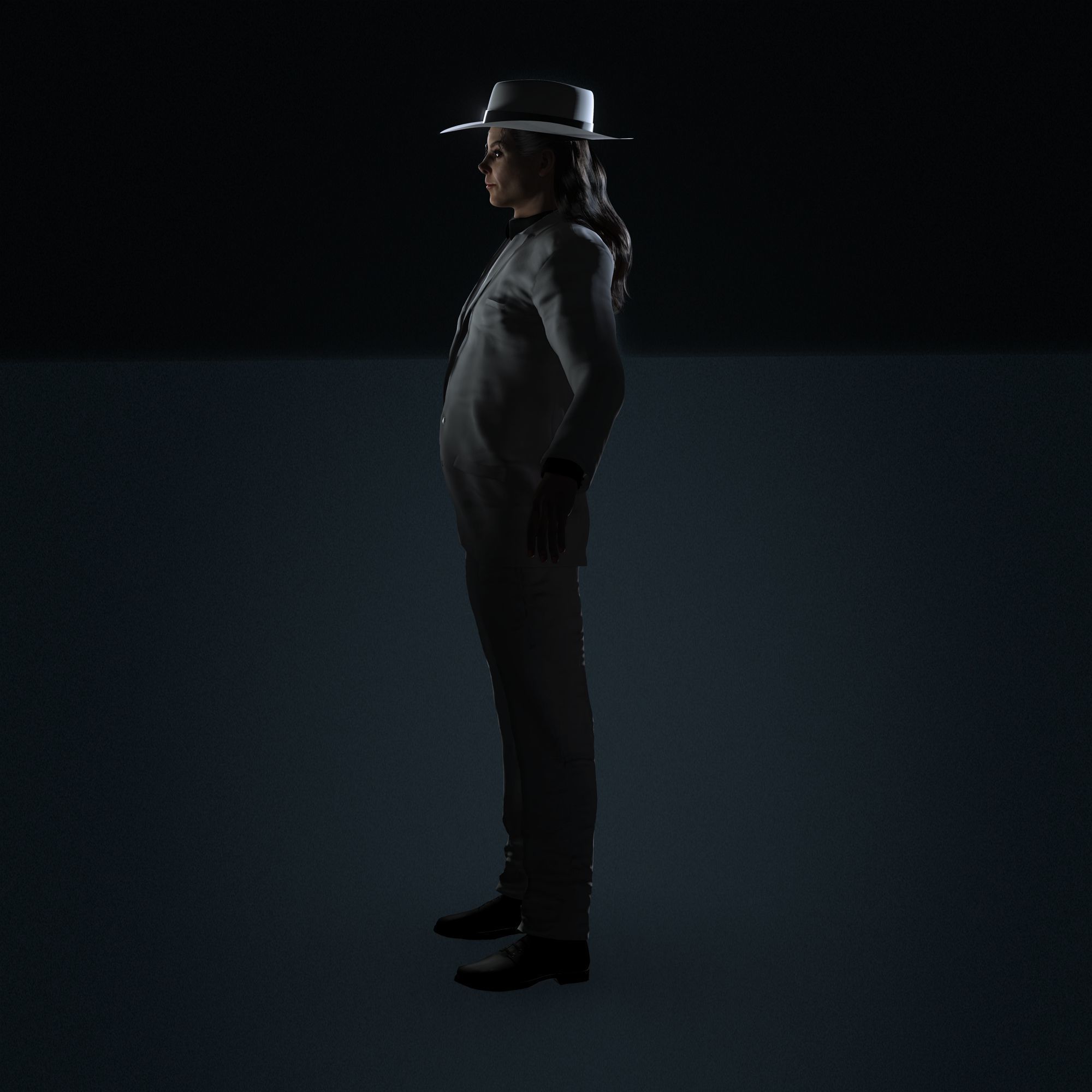 Michael Jackson 3D Model Low-poly 3D model Low-poly 3D model_7