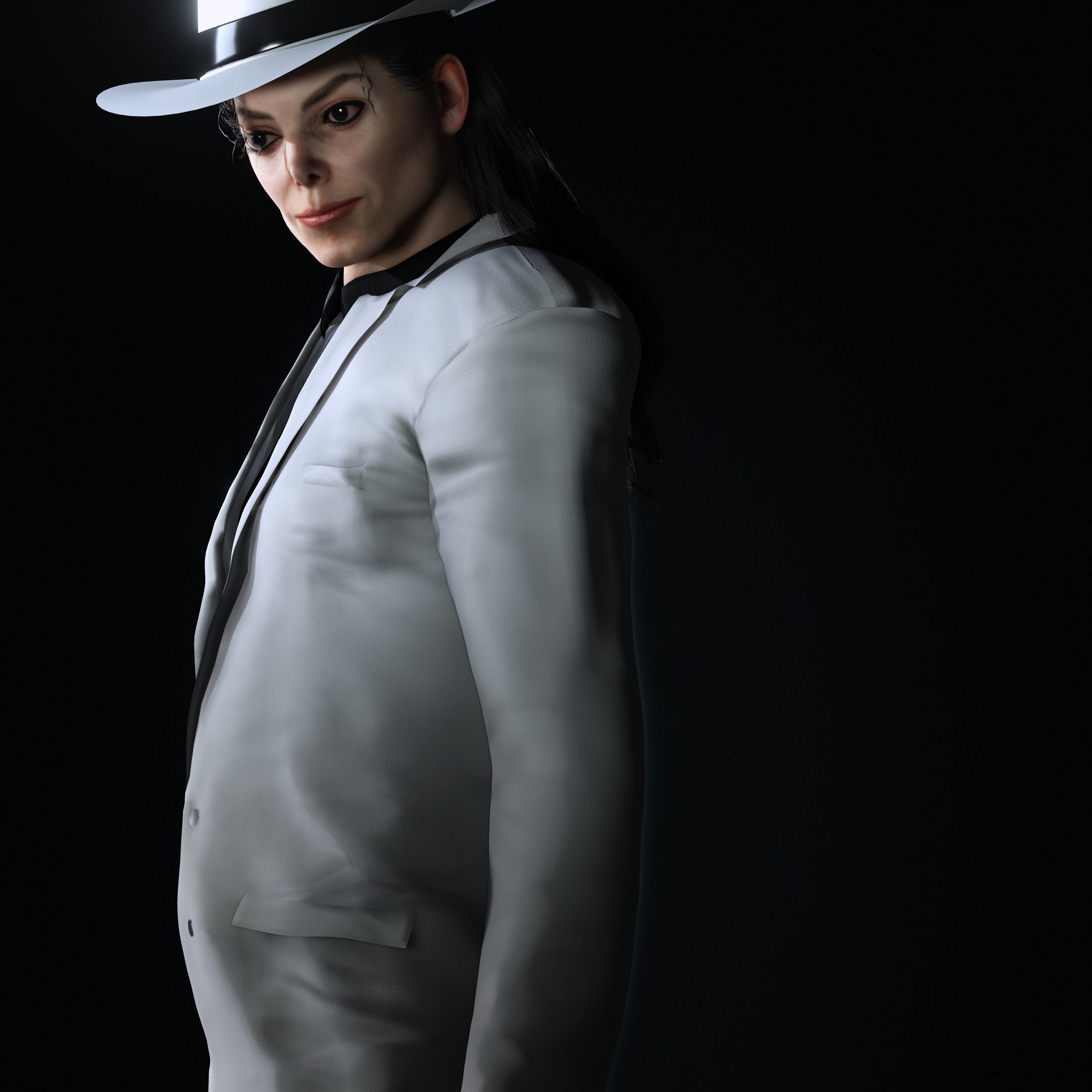 Michael Jackson 3D Model Low-poly 3D model Low-poly 3D model_11