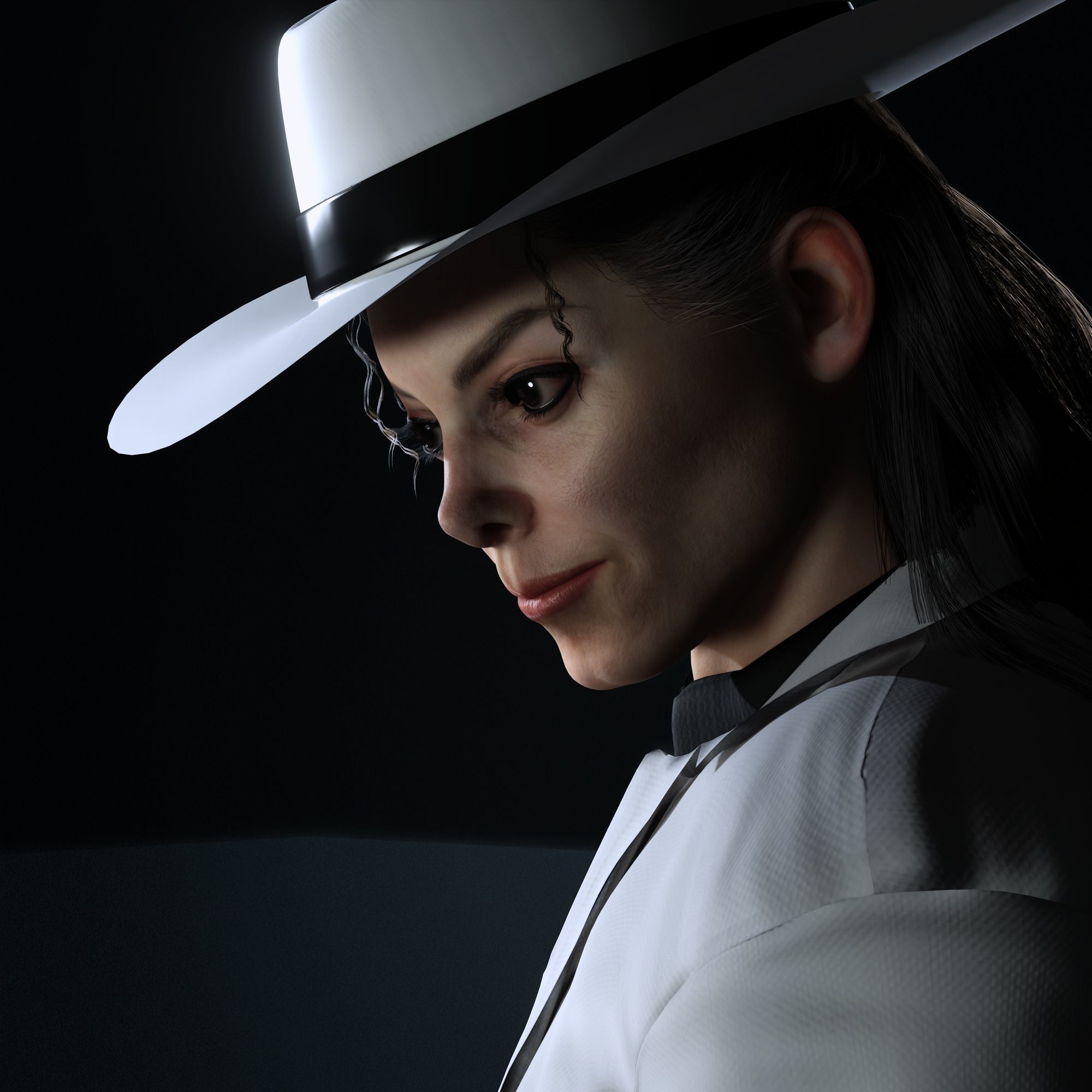 Michael Jackson 3D Model Low-poly 3D model Low-poly 3D model_2