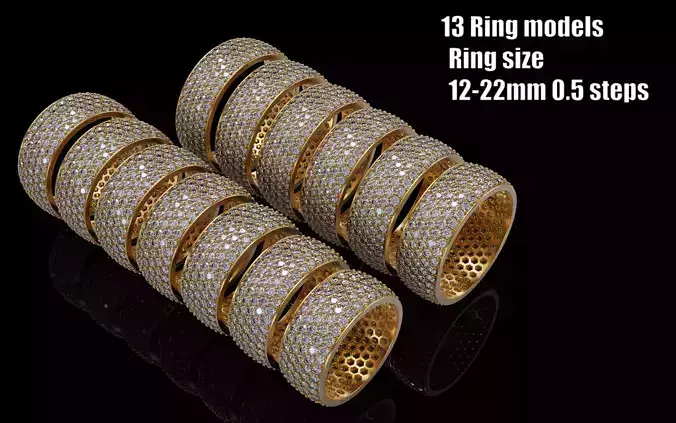 Rings Set of 13 pcs