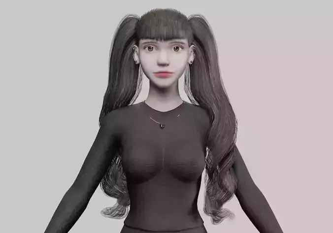 cute standard woman V34546 