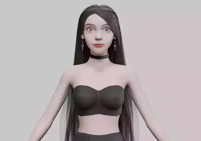 cute pretty woman V30262 