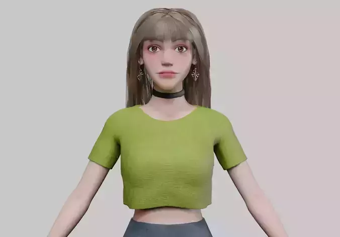 cute classic woman V34073 