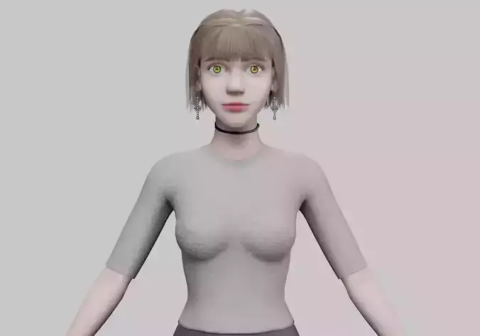 cute beautiful woman V31050 