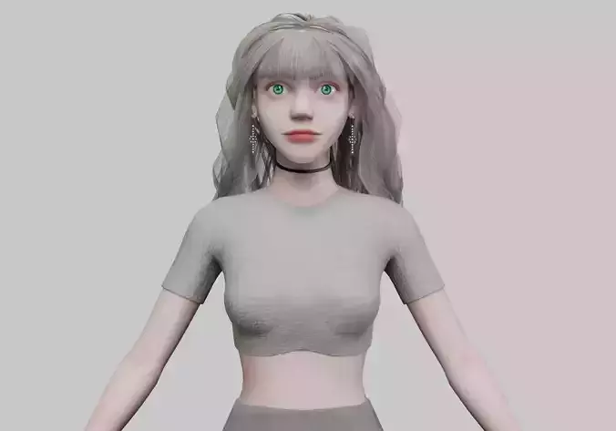 cute basic woman V34957 