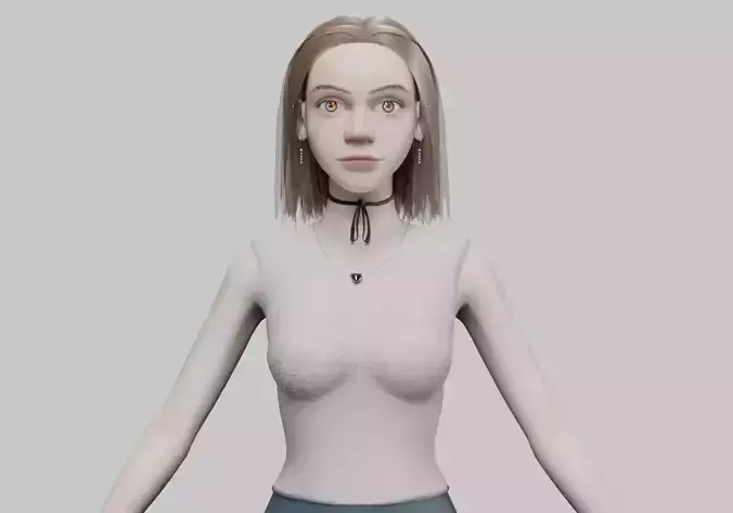 beautiful cute woman V30269 