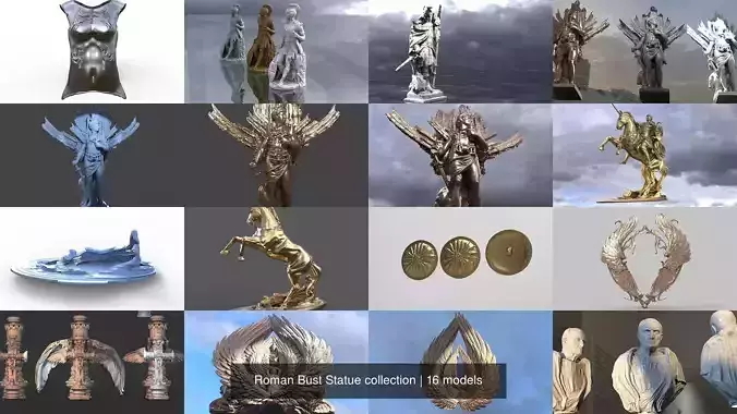 Roman Bust Statue collection 