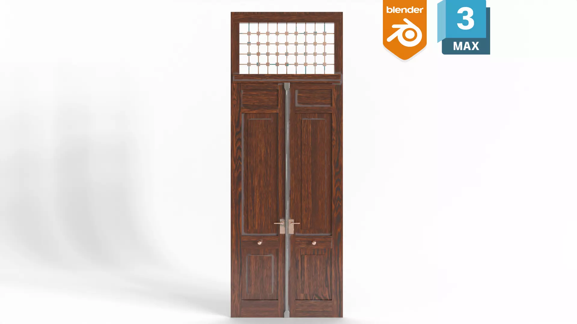 Antique Door 3D model_0