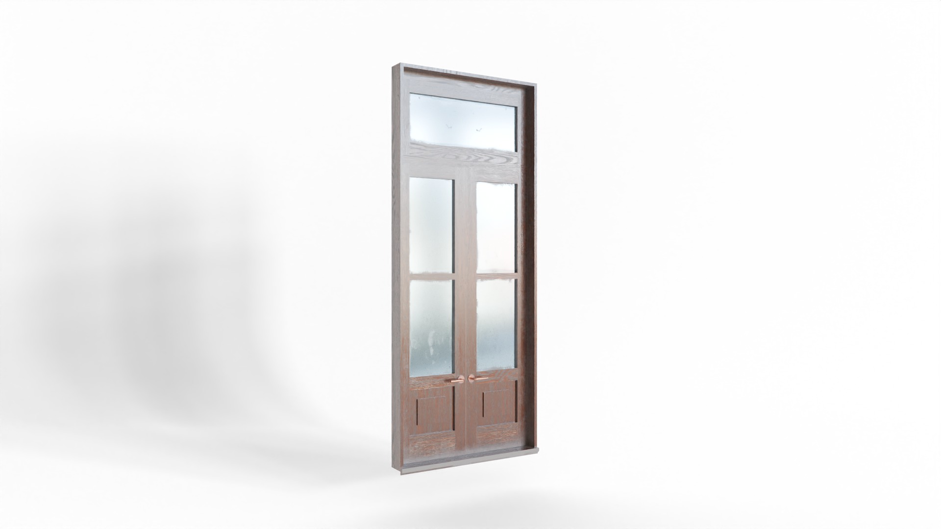 Antique Window Low-poly 3D model_1