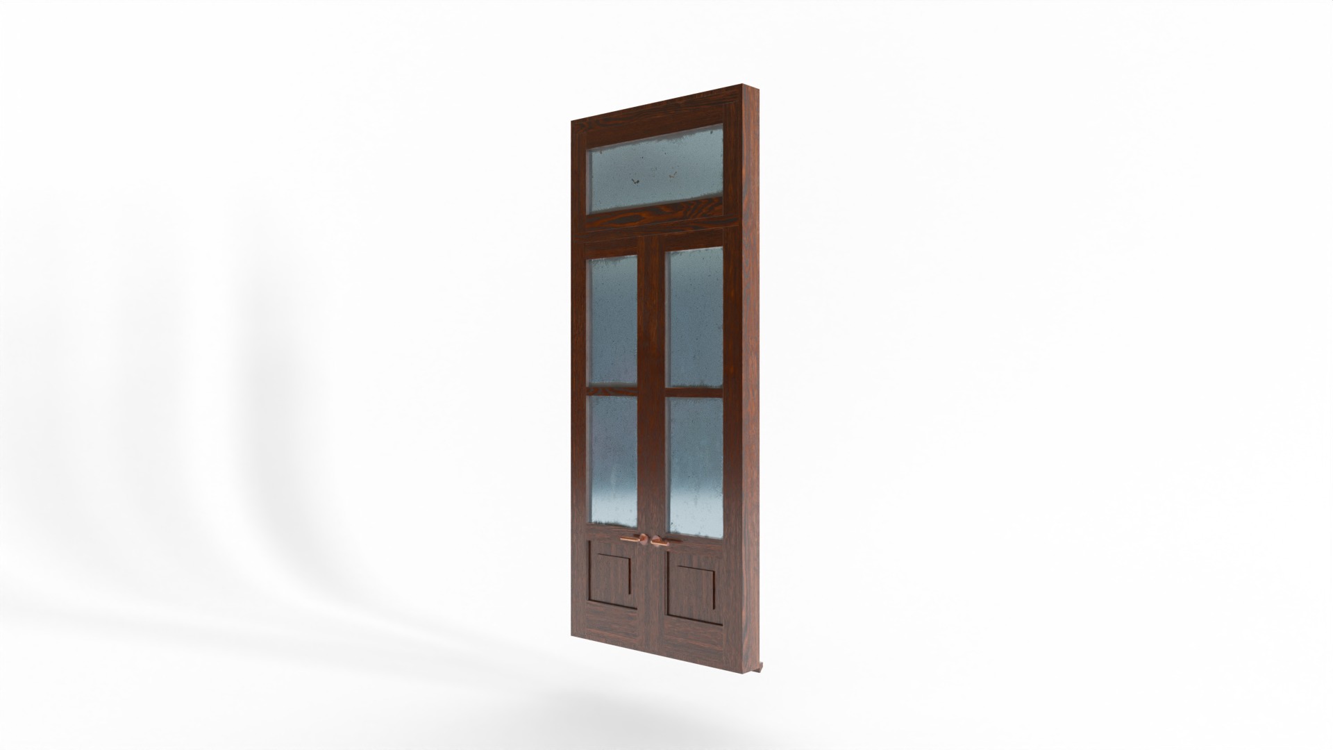 Antique Window Low-poly 3D model_4