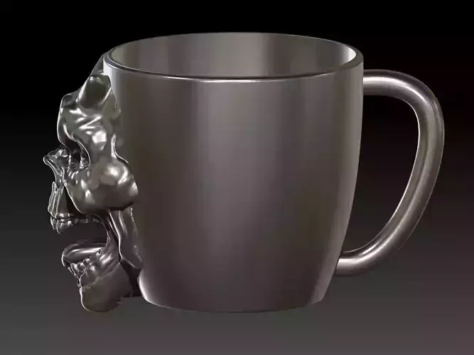 mug grimskull halloween