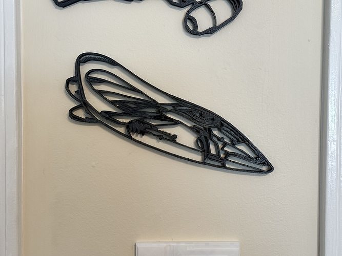 USS Orville Wall Art 3D print model