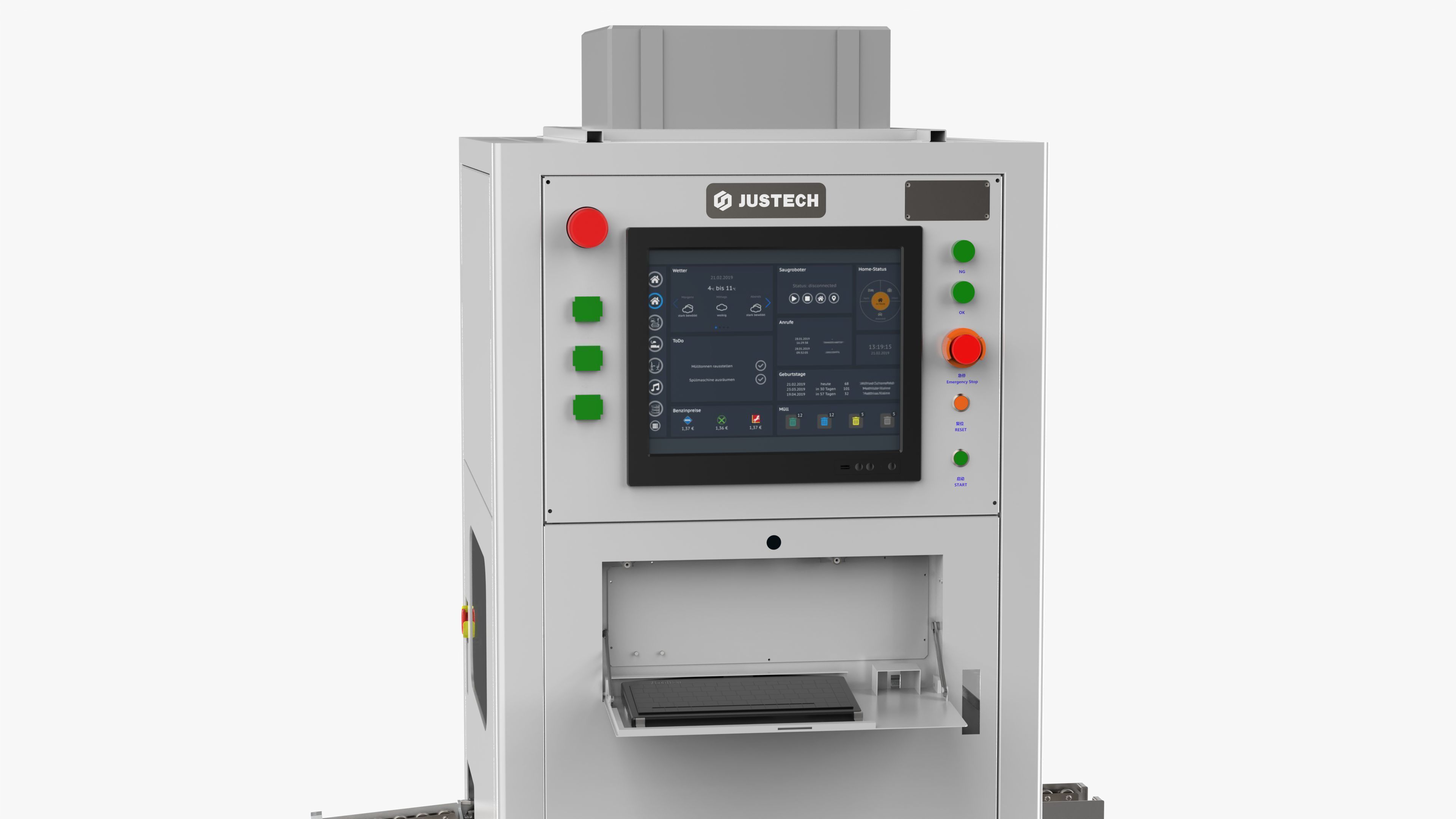 Automatic Mobile Phone Screen and Back Cover Assembly Machine 3D model_10