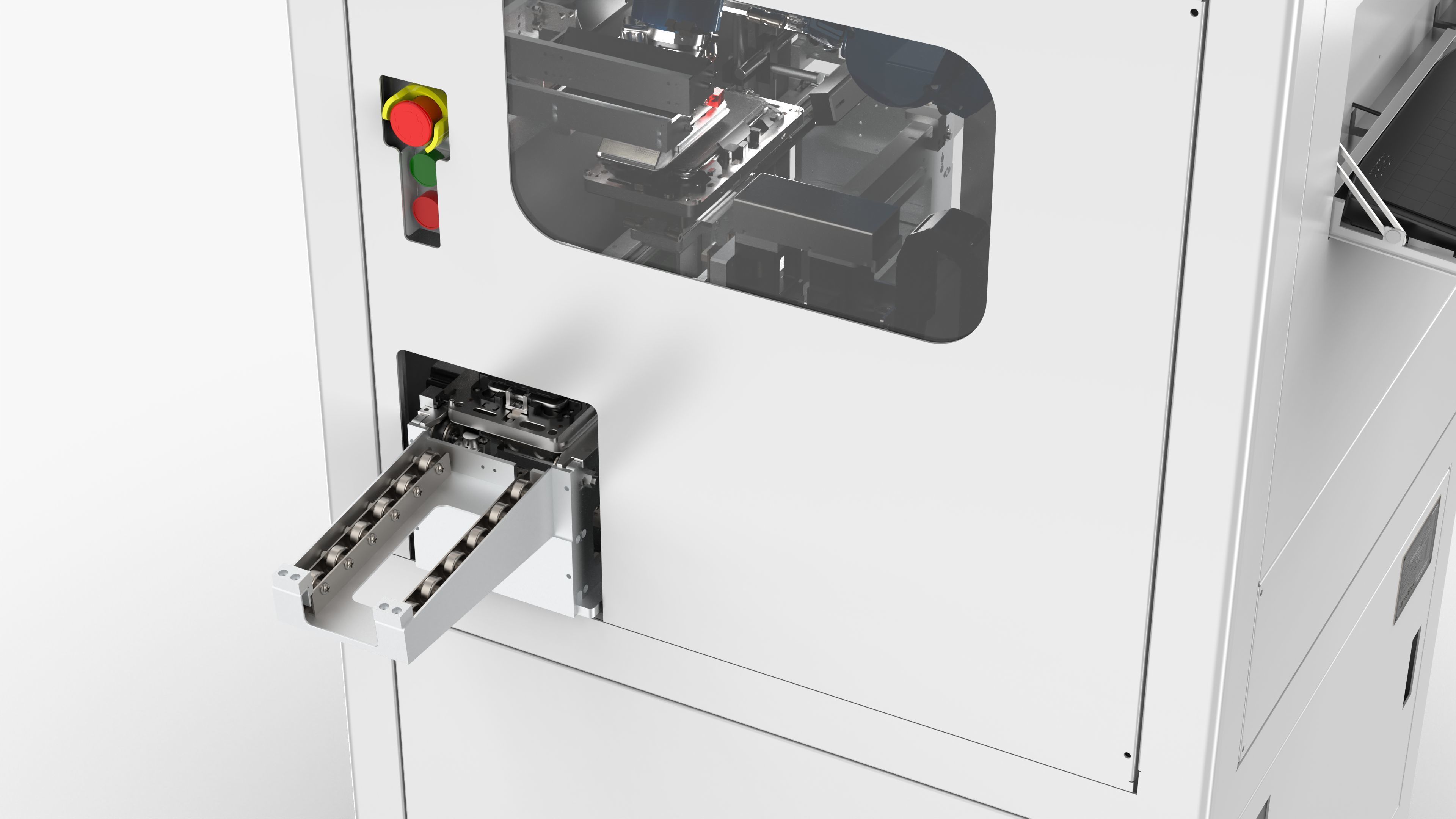 Automatic Mobile Phone Screen and Back Cover Assembly Machine 3D model_16