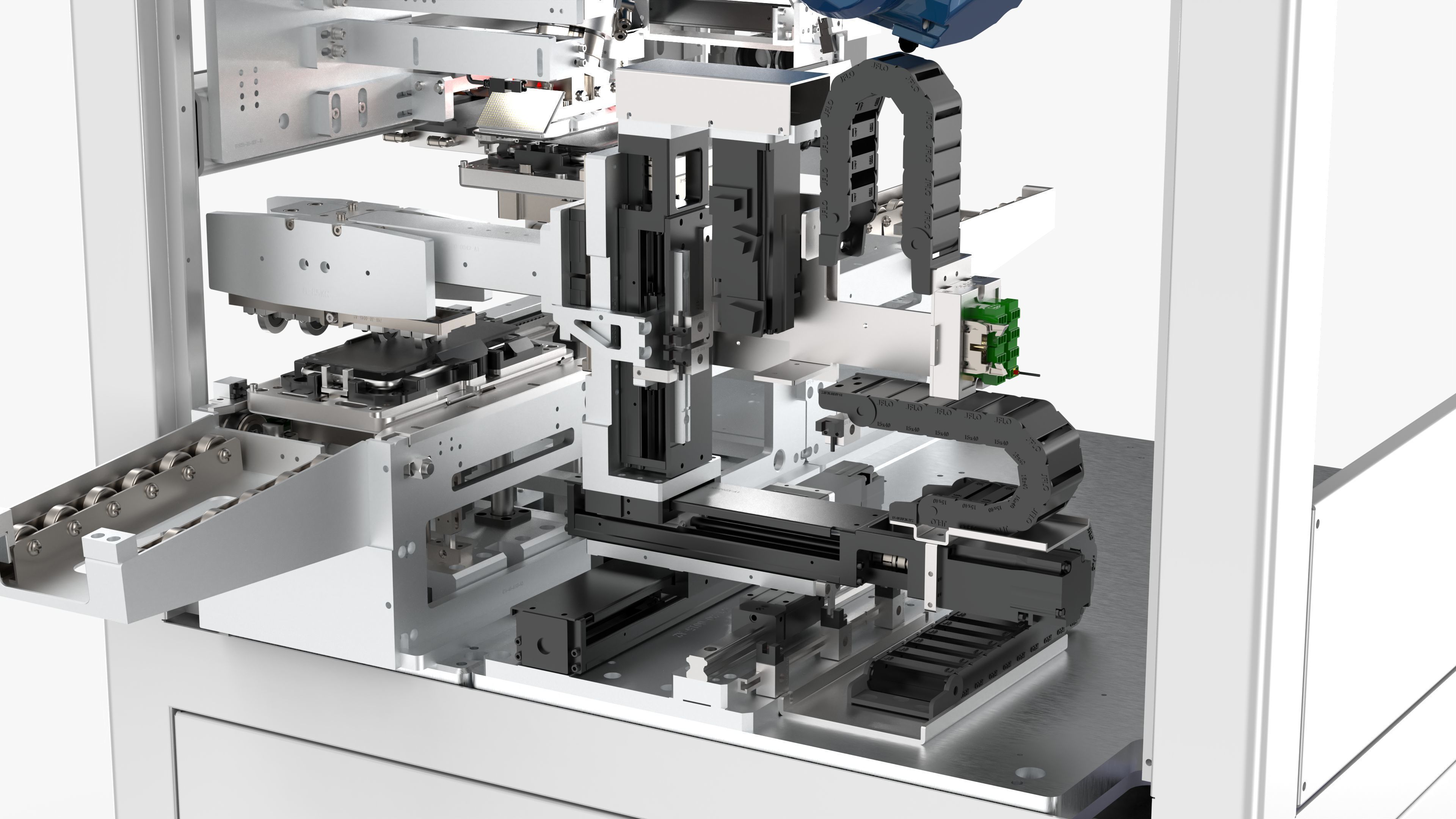 Automatic Mobile Phone Screen and Back Cover Assembly Machine 3D model_25