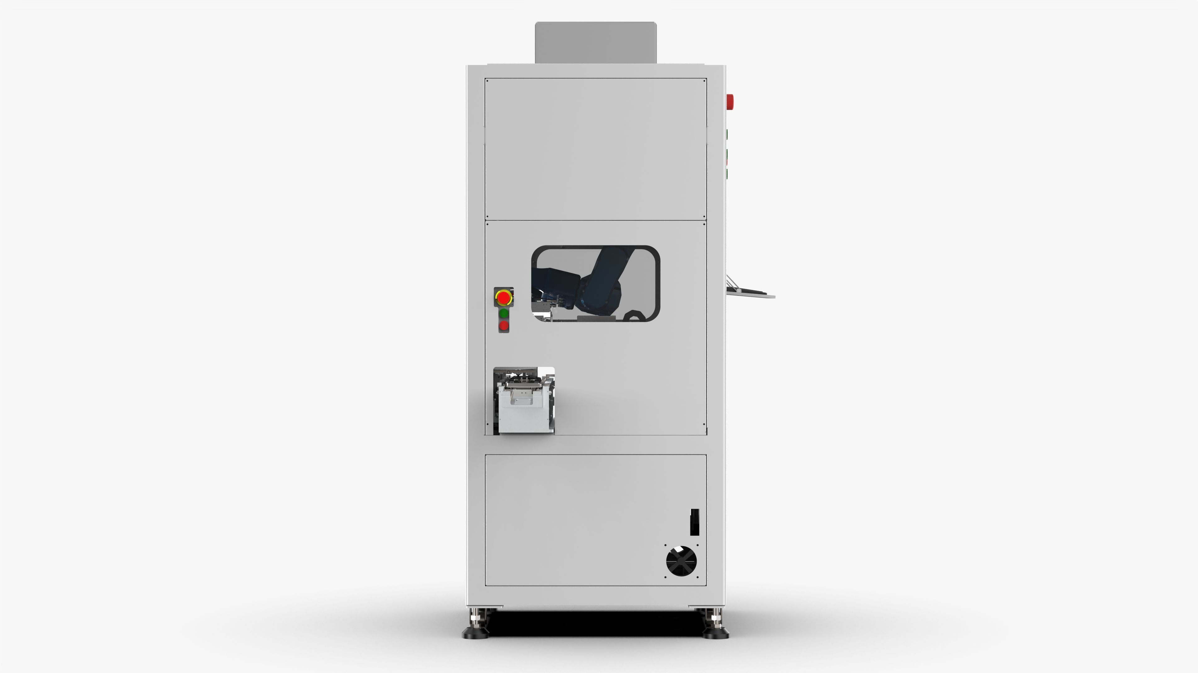 Automatic Mobile Phone Screen and Back Cover Assembly Machine 3D model_8