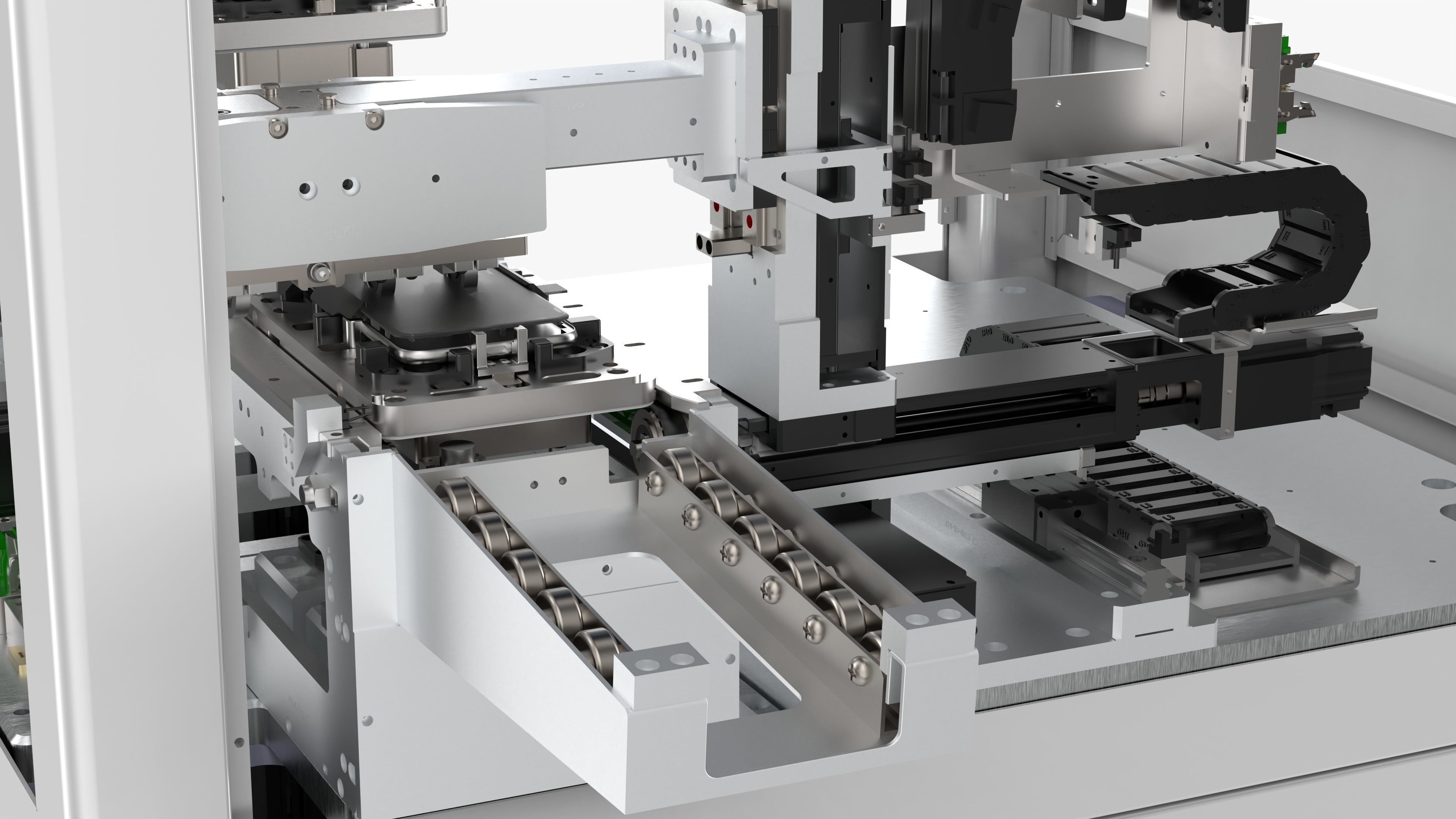 Automatic Mobile Phone Screen and Back Cover Assembly Machine 3D model_24