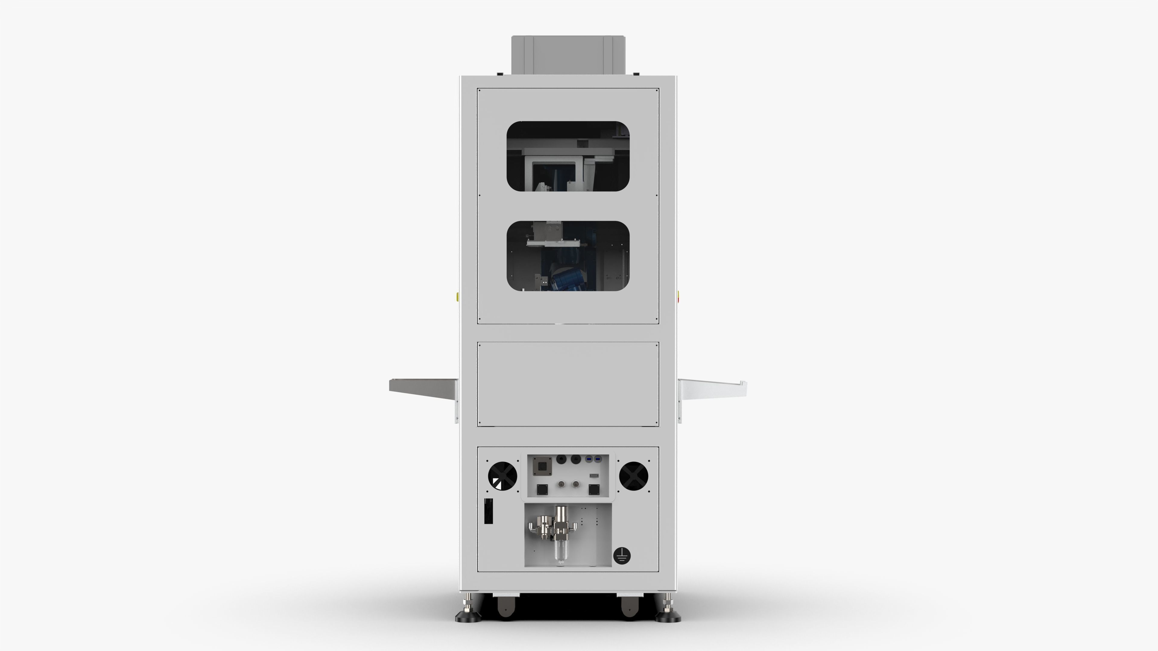 Automatic Mobile Phone Screen and Back Cover Assembly Machine 3D model_5