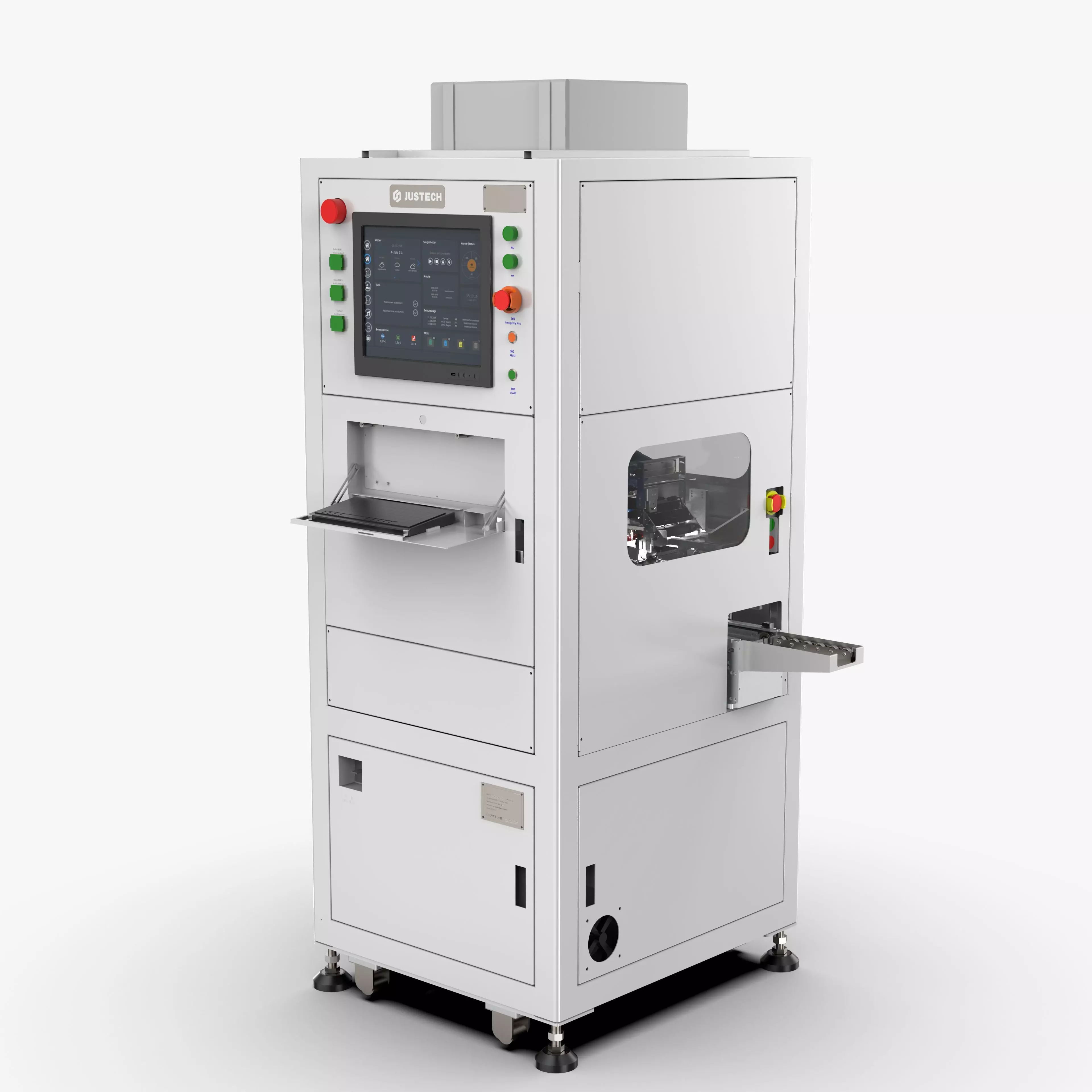 Automatic Mobile Phone Screen and Back Cover Assembly Machine 3D model_0