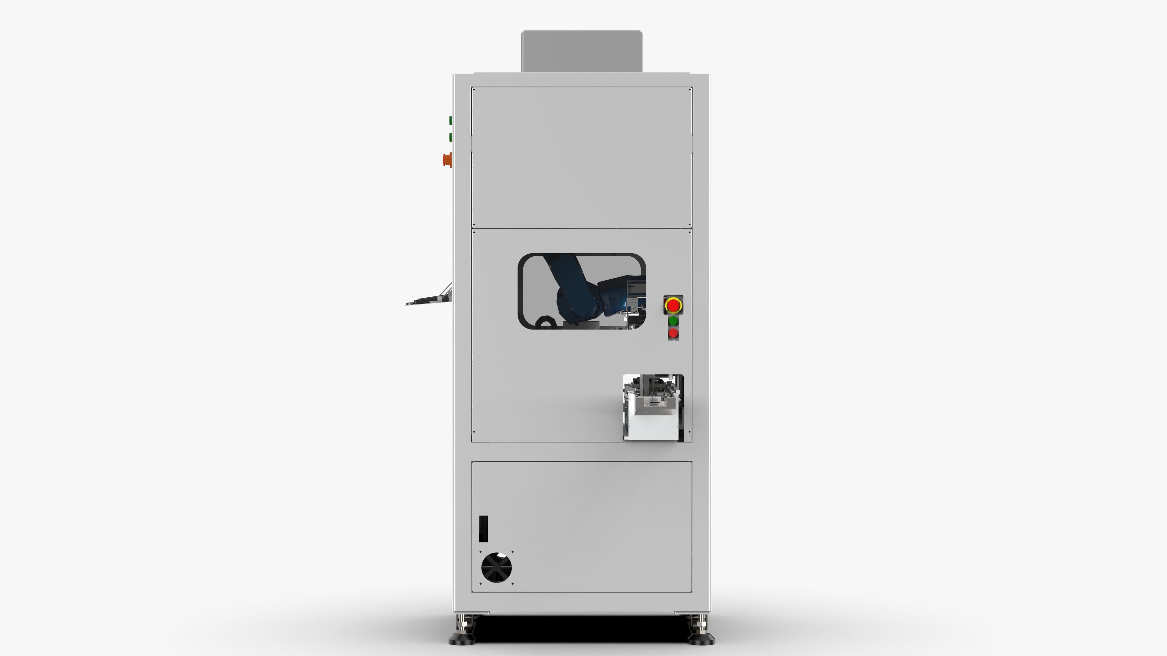 Automatic Mobile Phone Screen and Back Cover Assembly Machine 3D model_6