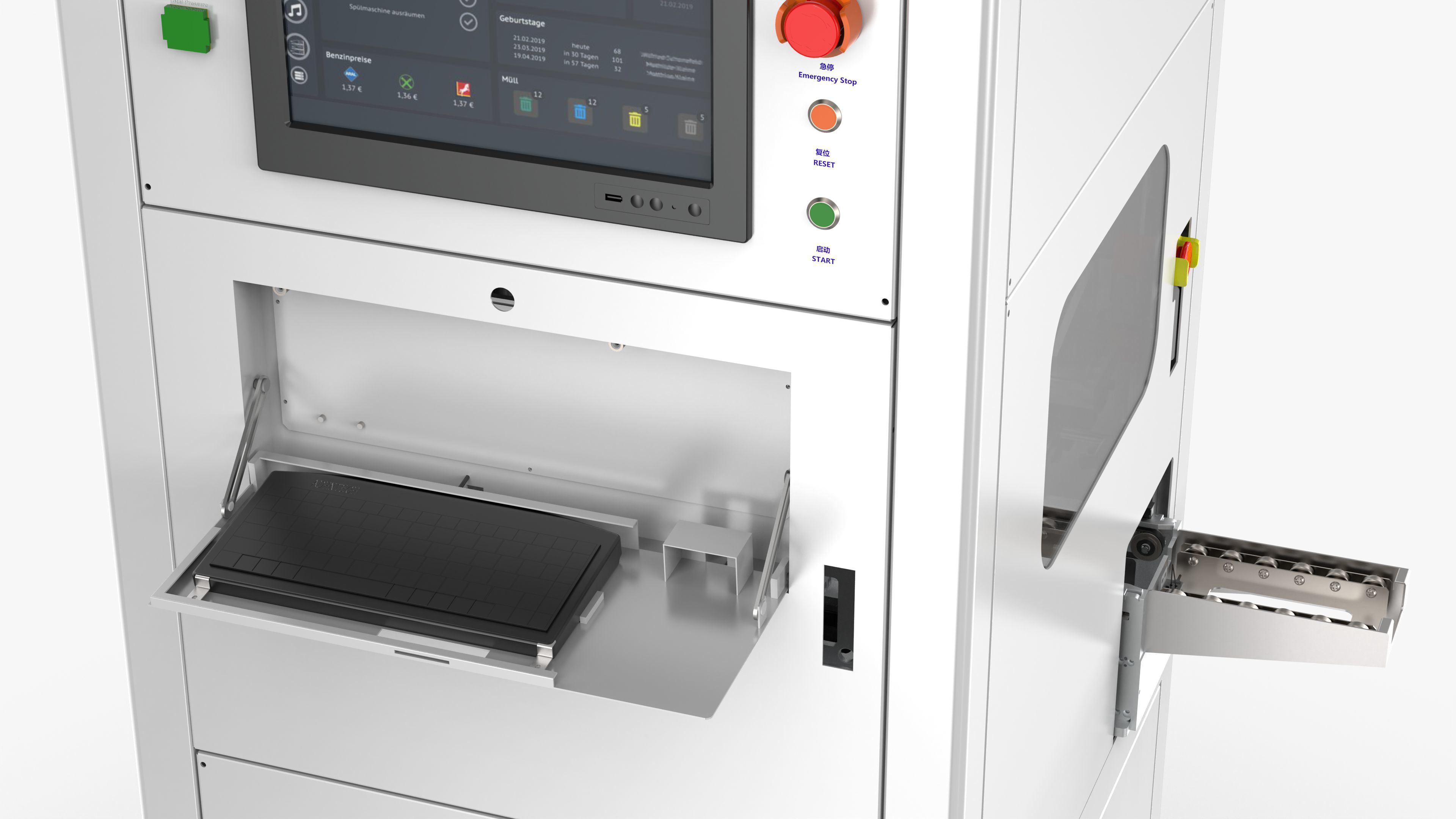 Automatic Mobile Phone Screen and Back Cover Assembly Machine 3D model_17