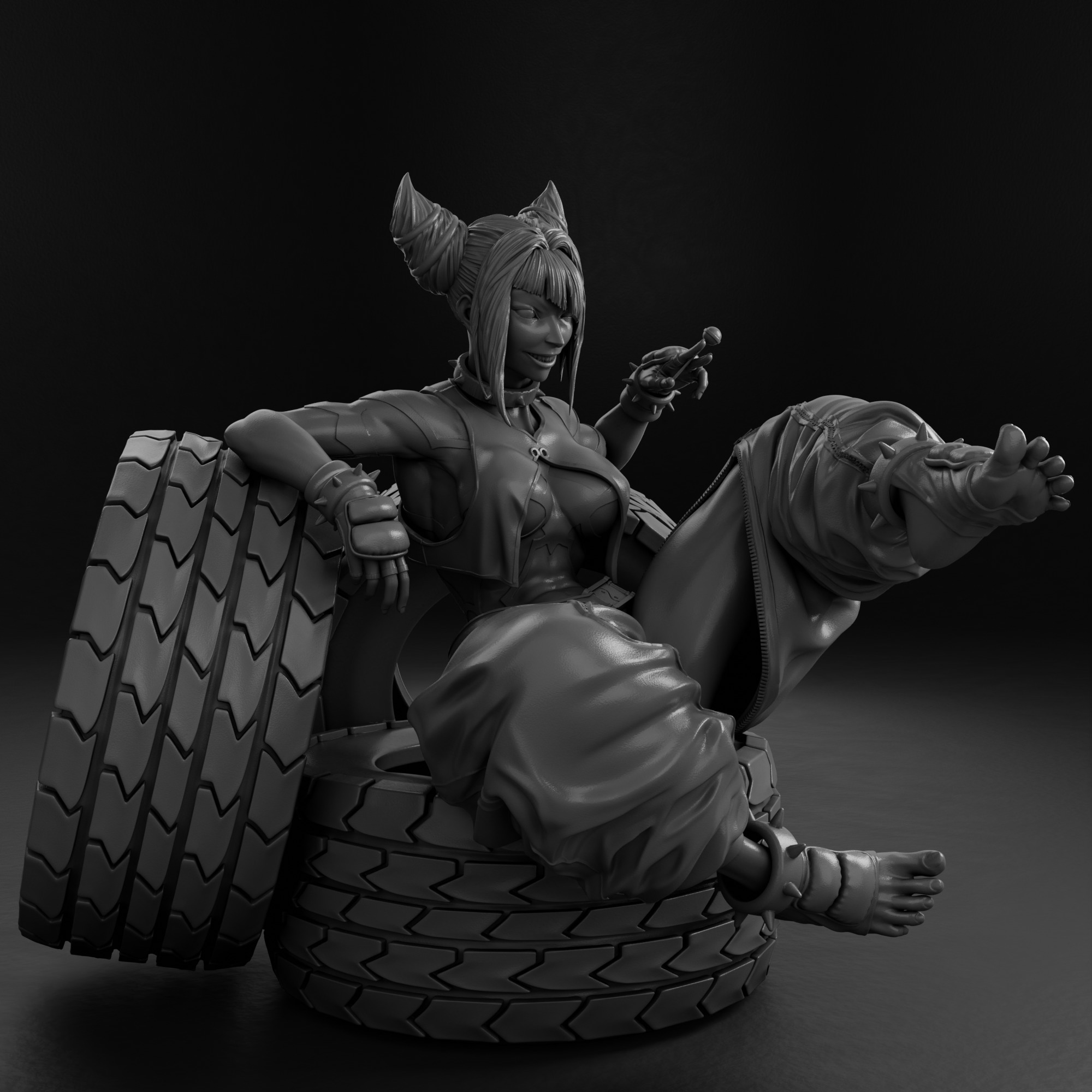 Juri - Street Fighter 3D print model_17