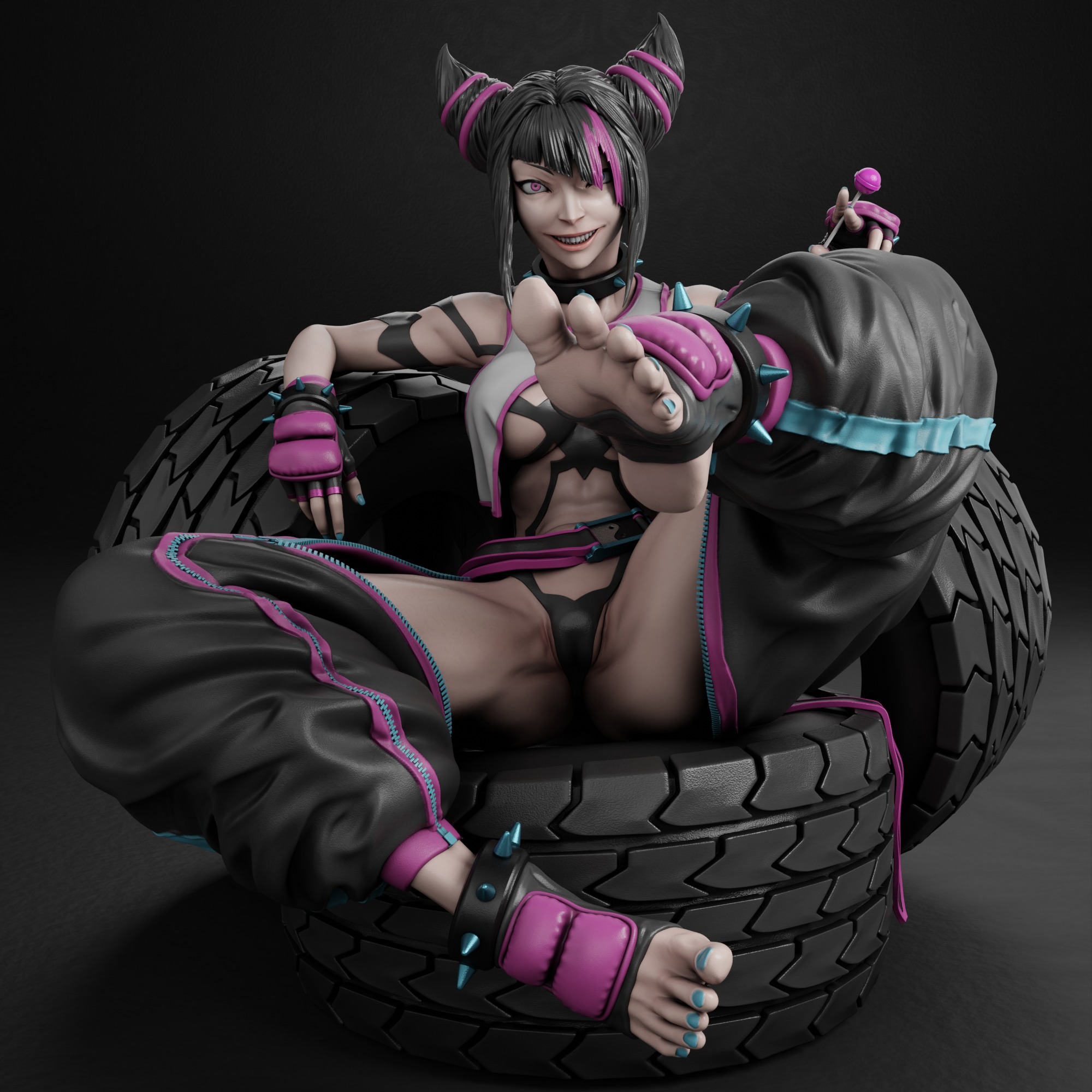 Juri - Street Fighter 3D print model_1