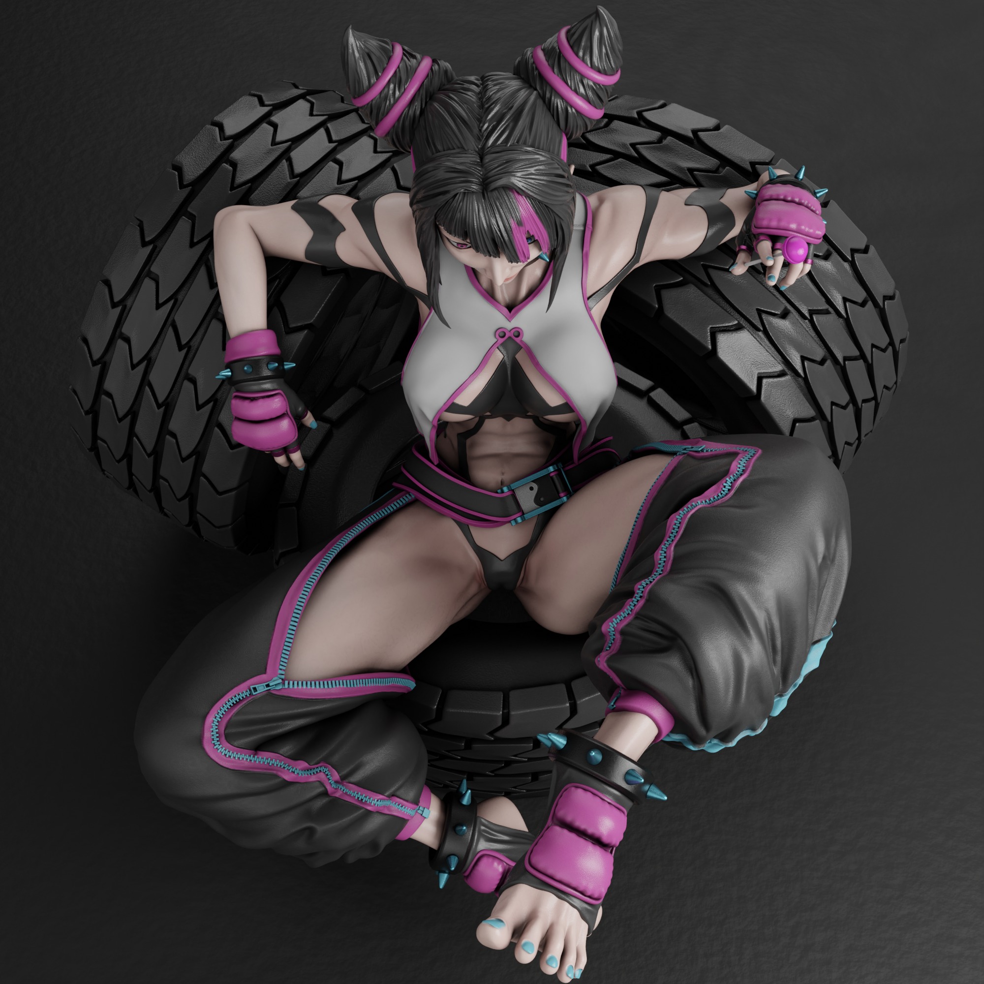 Juri - Street Fighter 3D print model_5