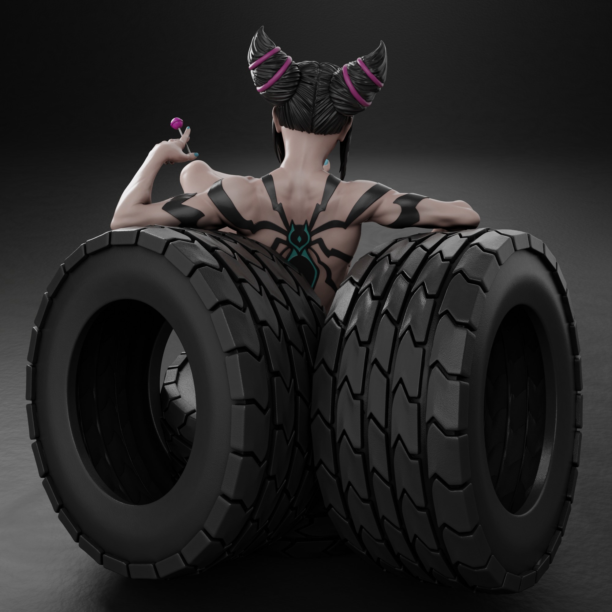Juri - Street Fighter 3D print model_7