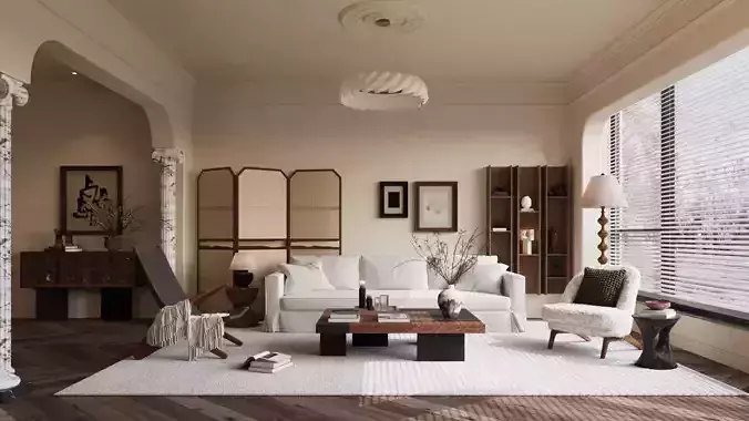 Living Room Interior set 01