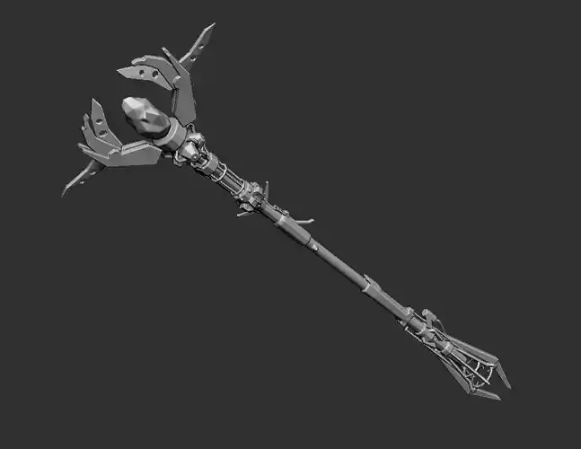 Staff of Fire Call of duty 3d model