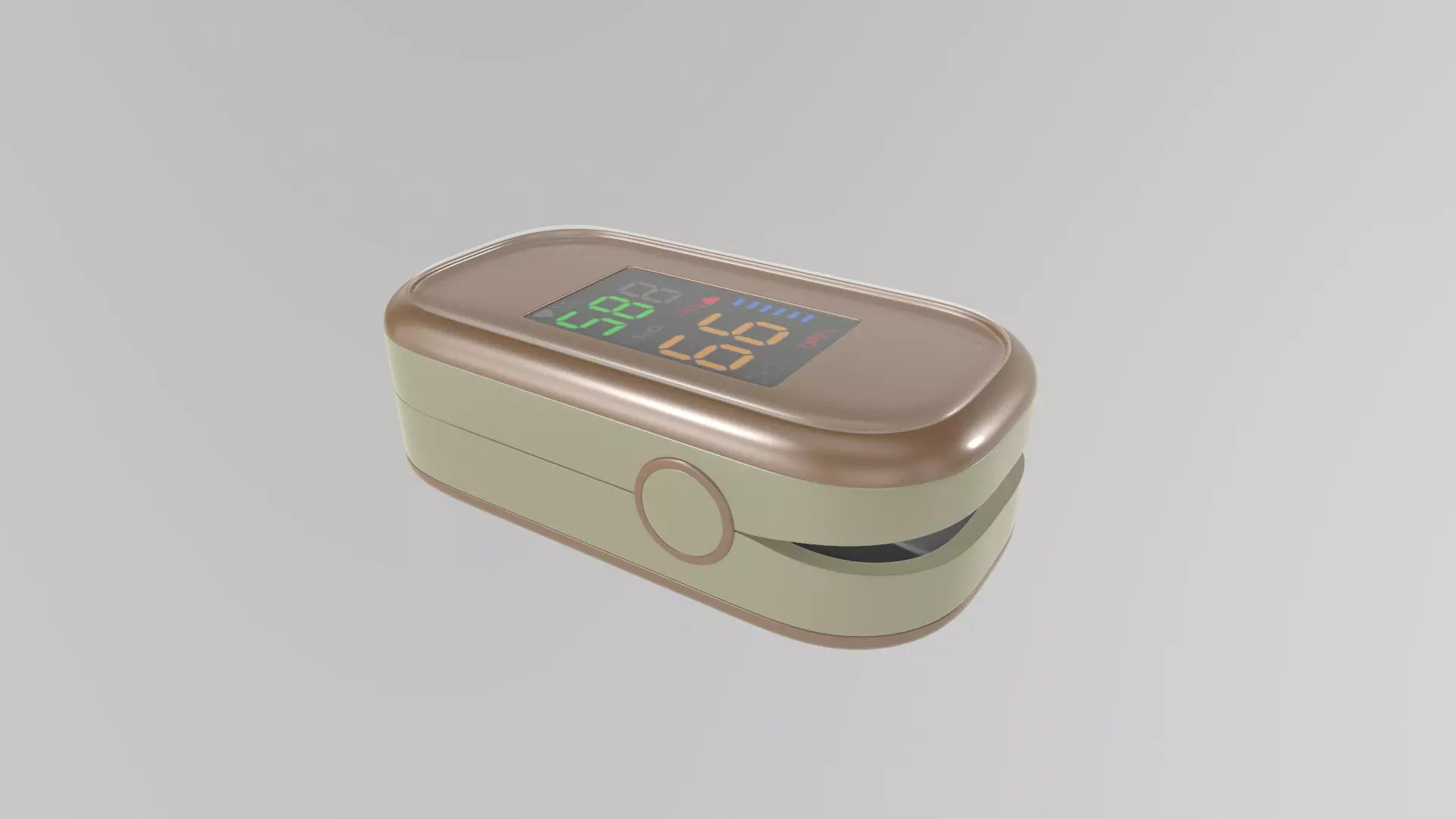 pulse oximeter Low-poly 3D model_0