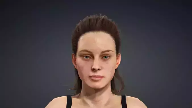 3D Female Human Mode