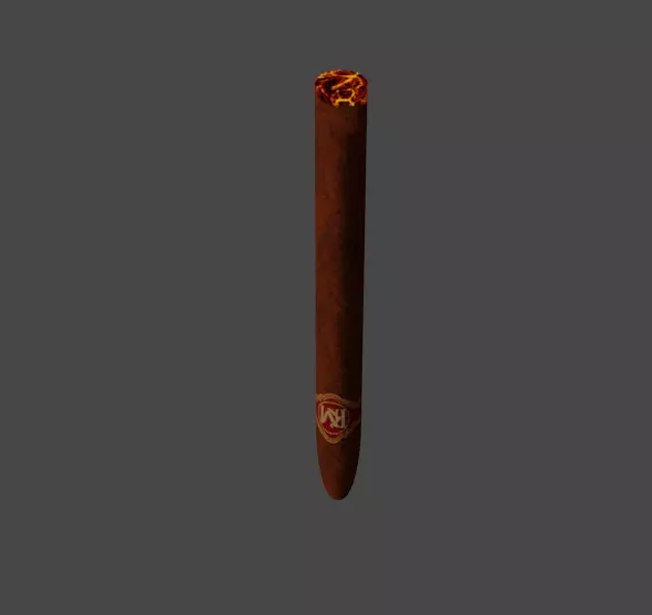 Torpedo Cigar Free low-poly 3D model