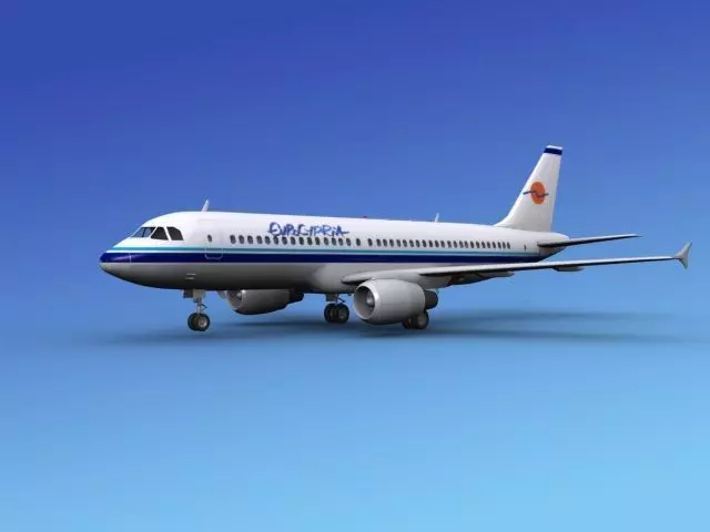 Airbus A320 Eurocypria 3D model