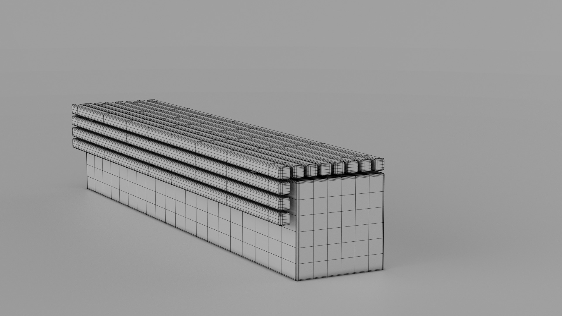 TORD WALL BENCH SEAT 3D model_19
