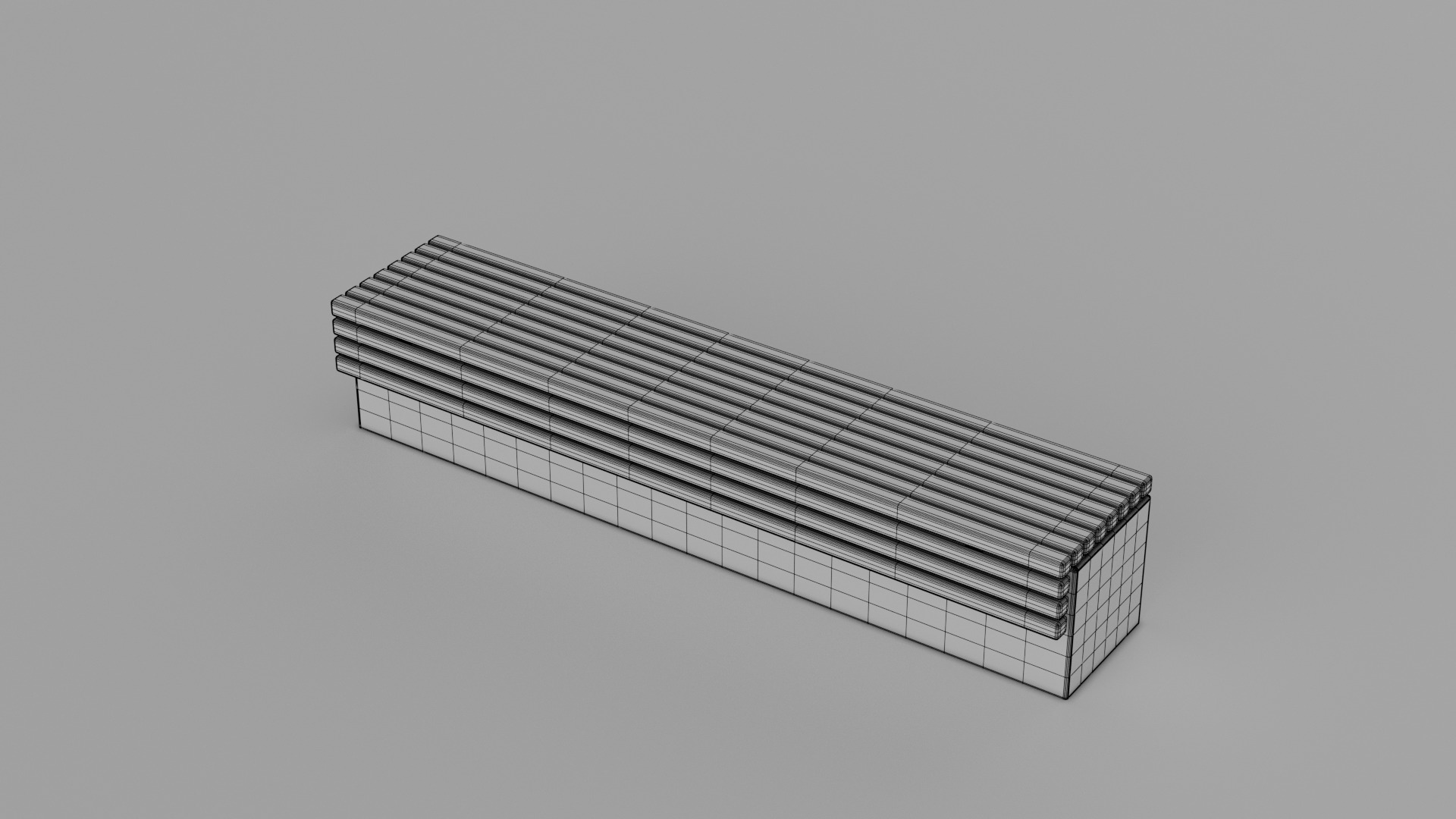 TORD WALL BENCH SEAT 3D model_23