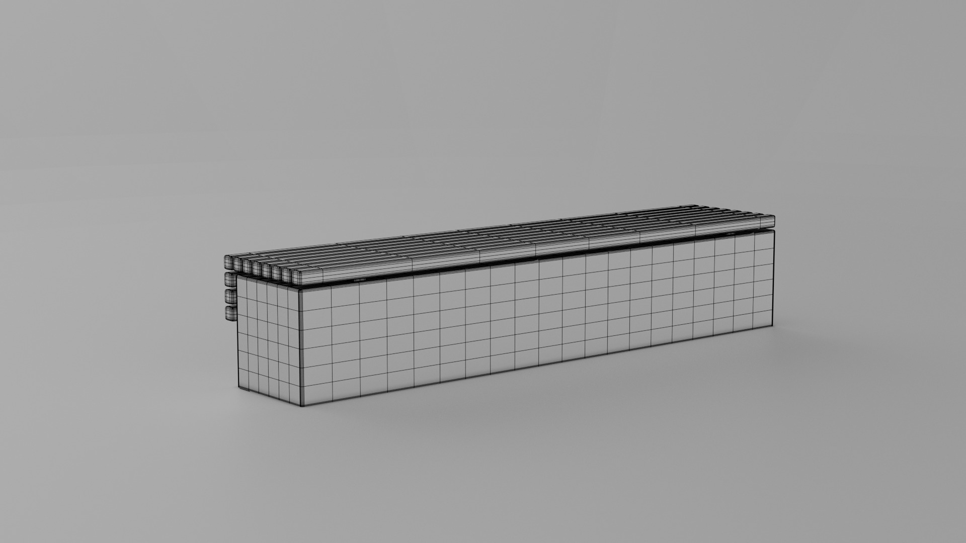 TORD WALL BENCH SEAT 3D model_20