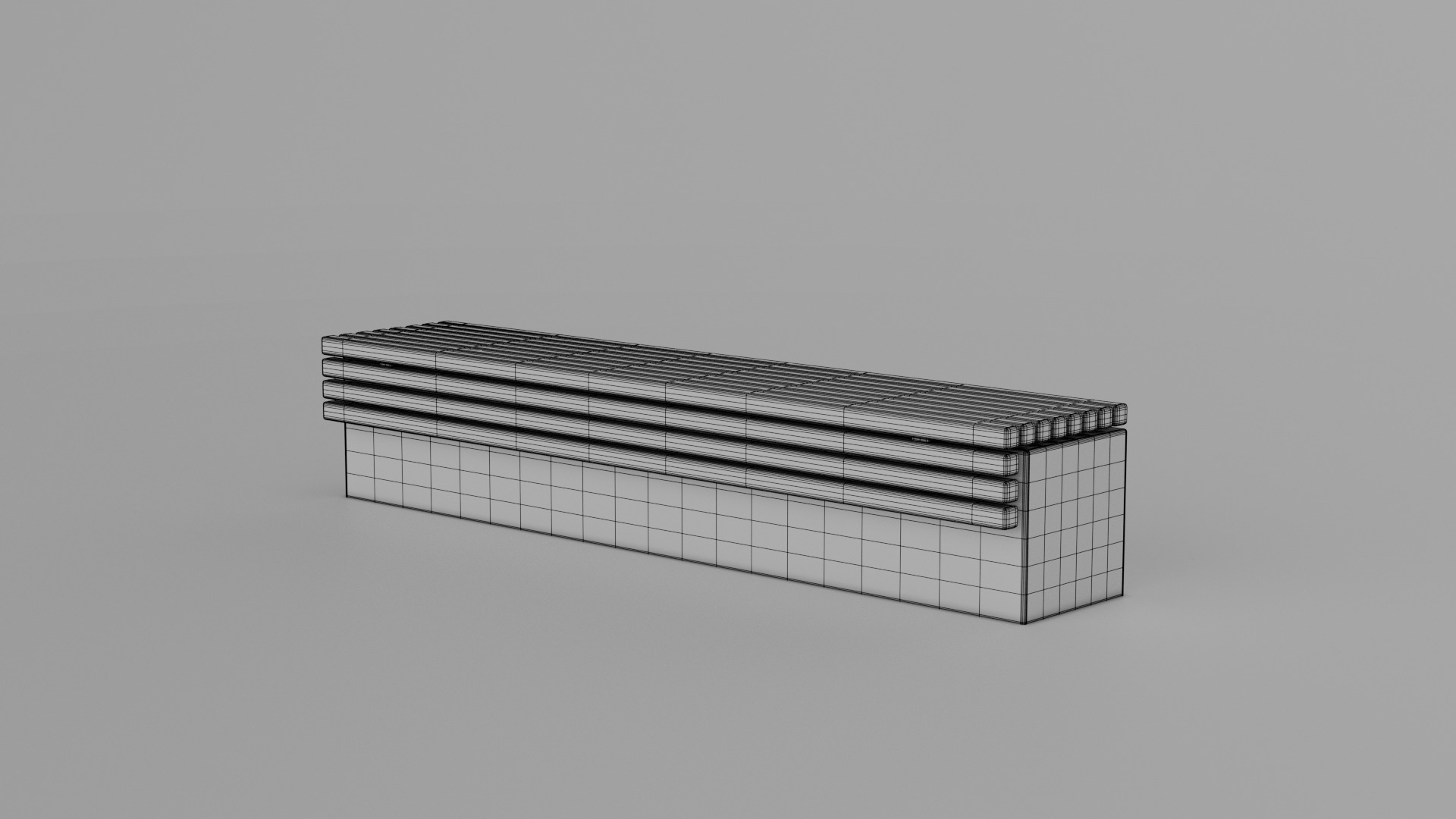 TORD WALL BENCH SEAT 3D model_18