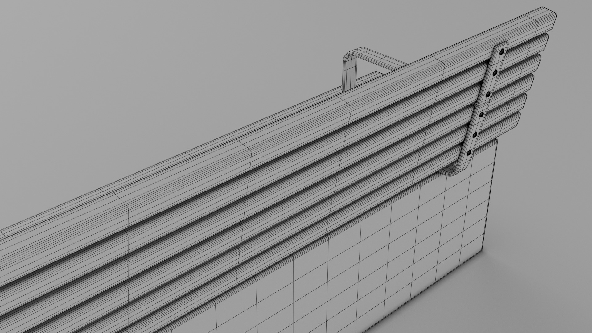 TORD WALL BENCH SEAT 3D model_31