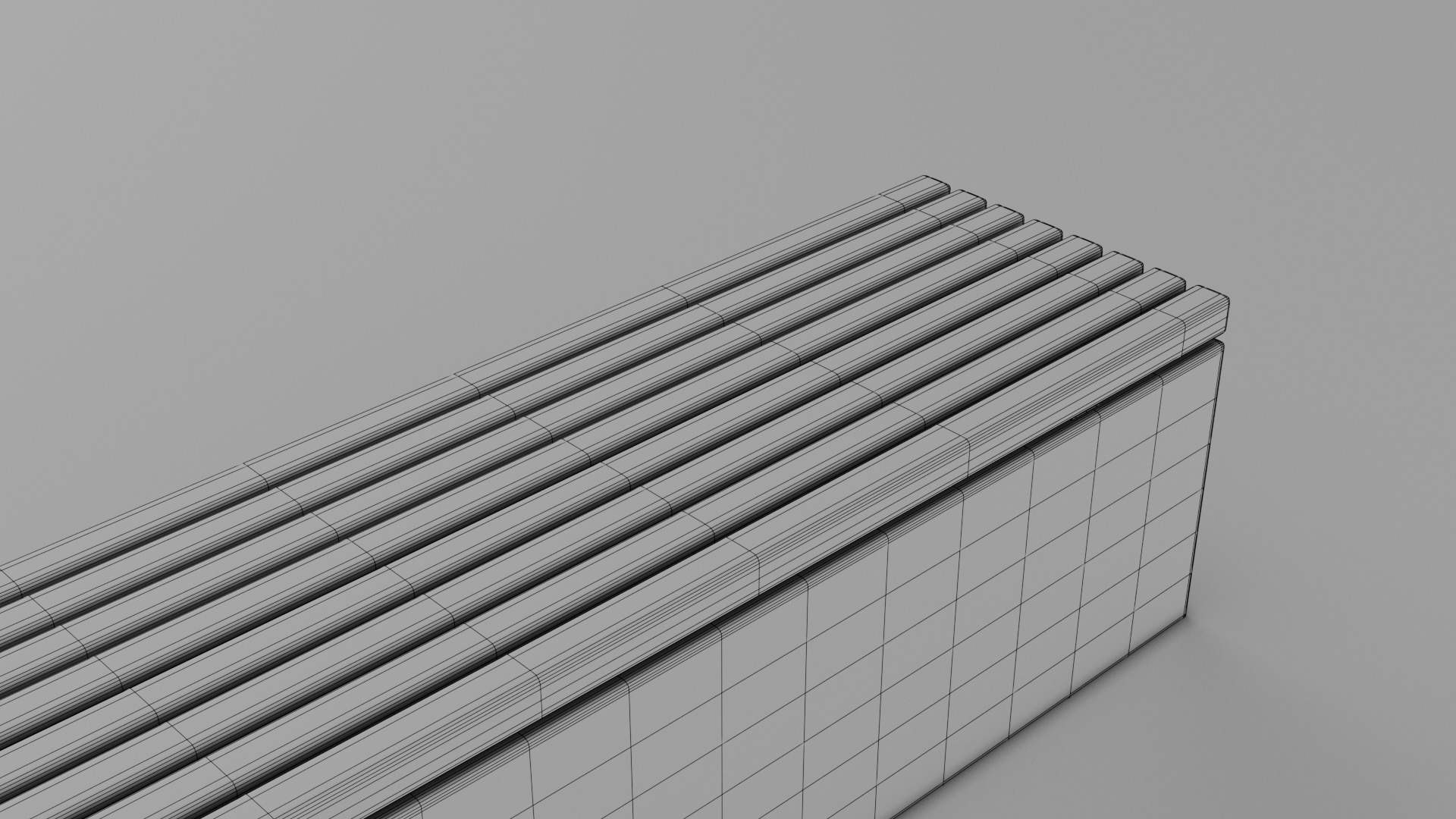 TORD WALL BENCH SEAT 3D model_21