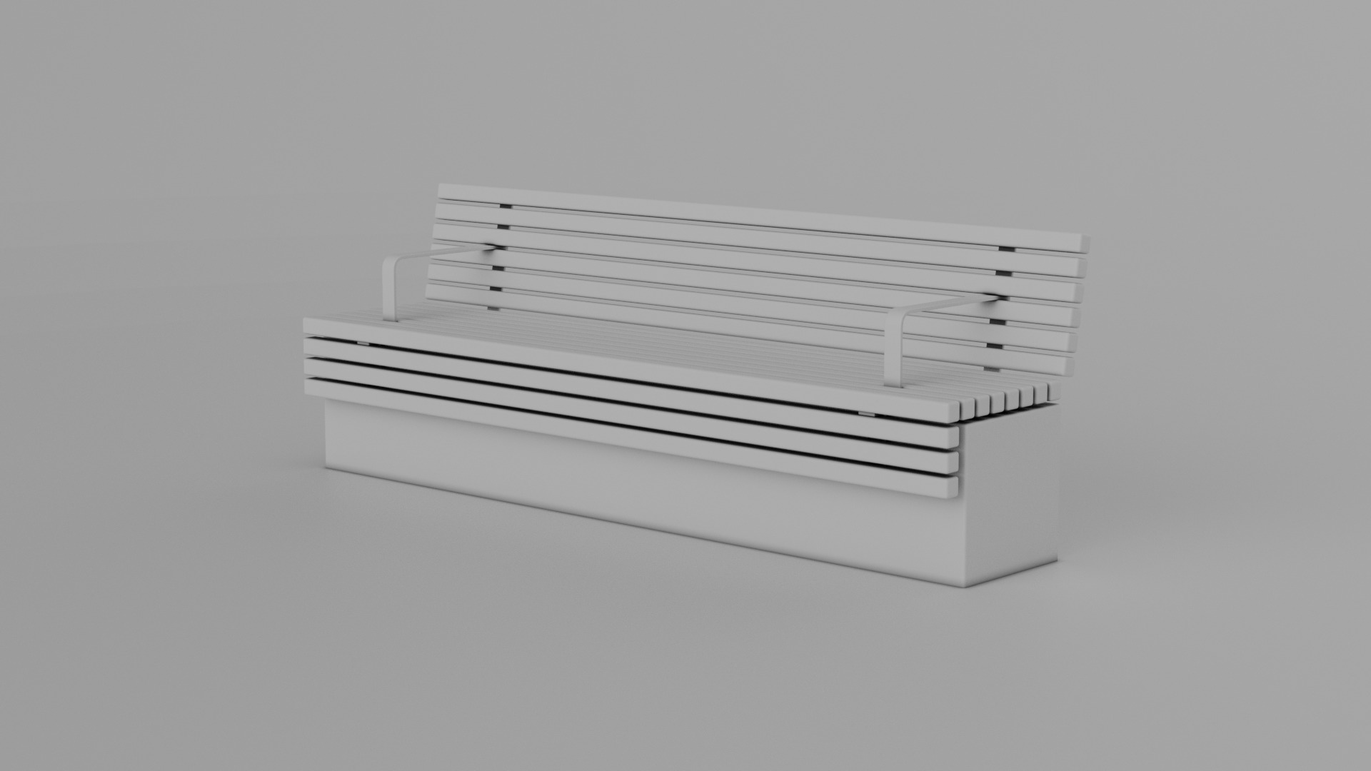 TORD WALL BENCH SEAT 3D model_35