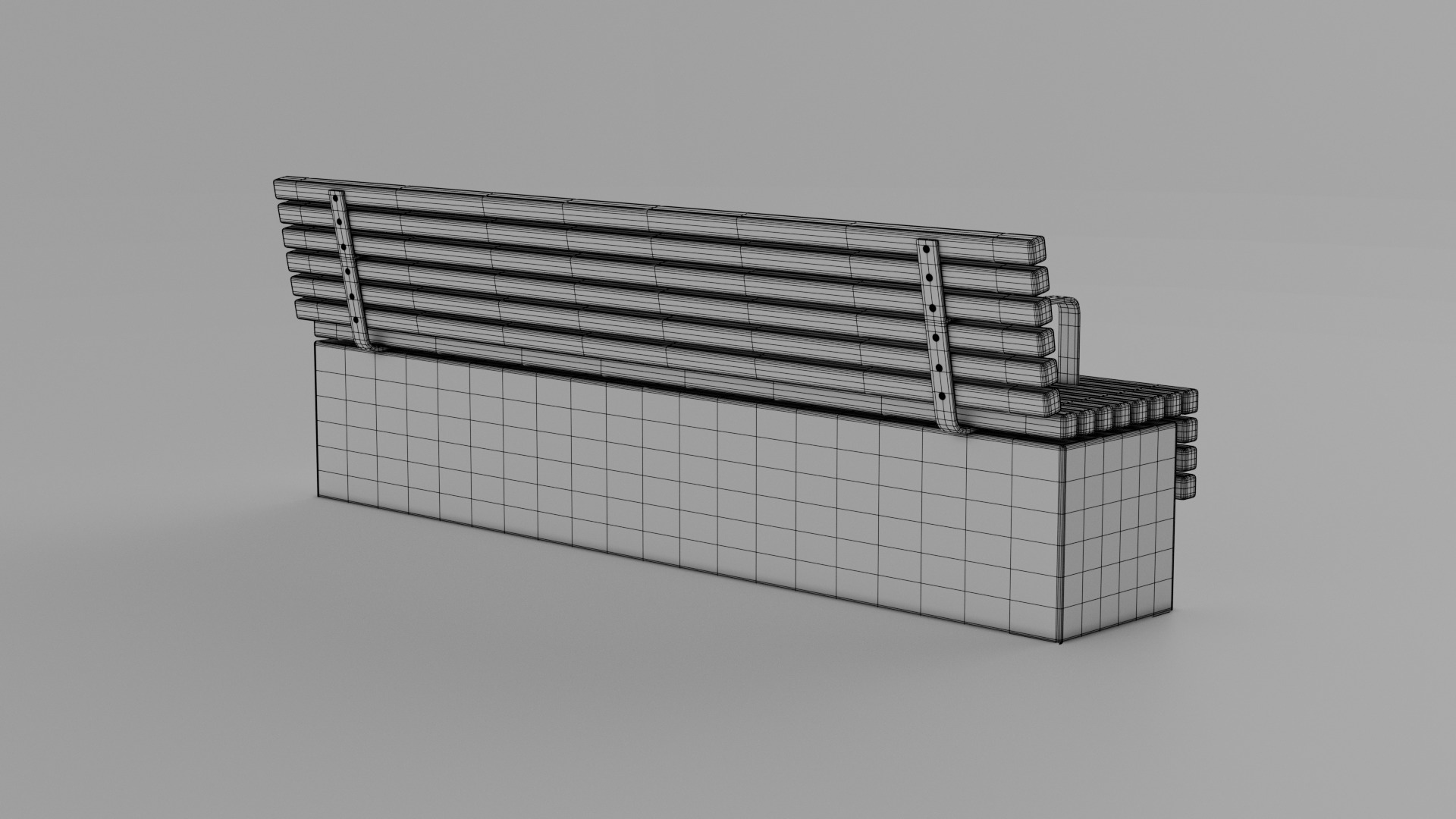 TORD WALL BENCH SEAT 3D model_32